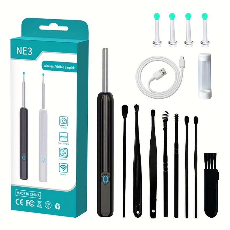 Earwax Removal Tool 1920p Ear Cleaning Camera Kit Wireless - Temu