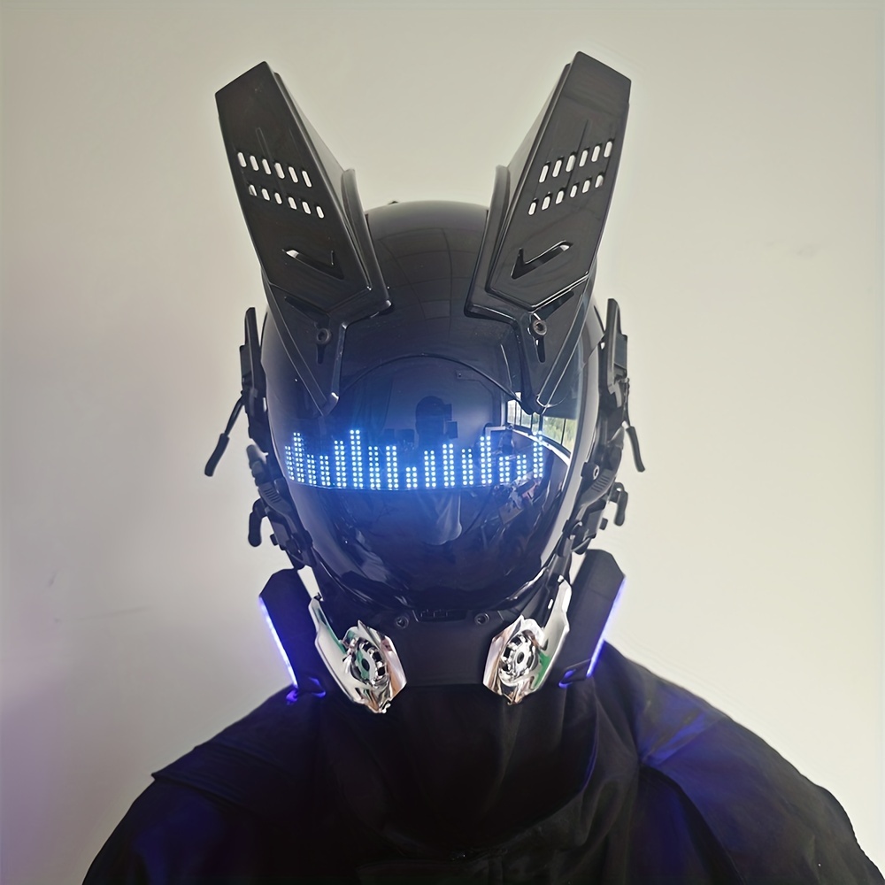 Blue Cyberpunk Mask