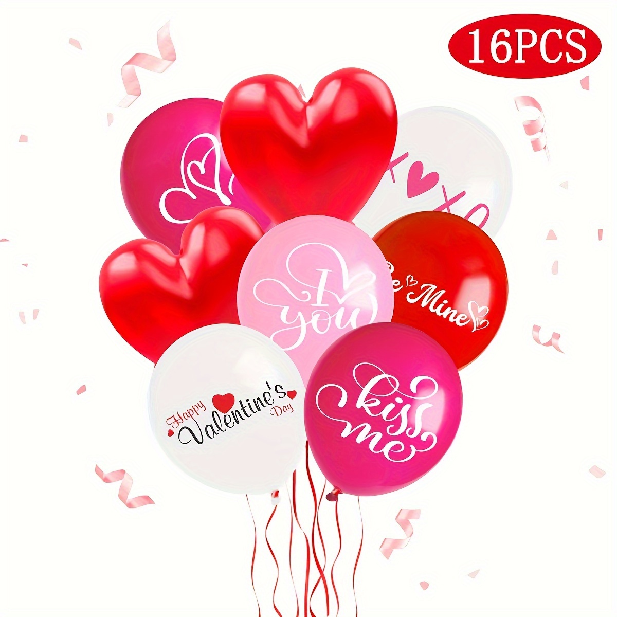 16pcs Set Palloncini Love Bear Decorazioni San - Temu Italy