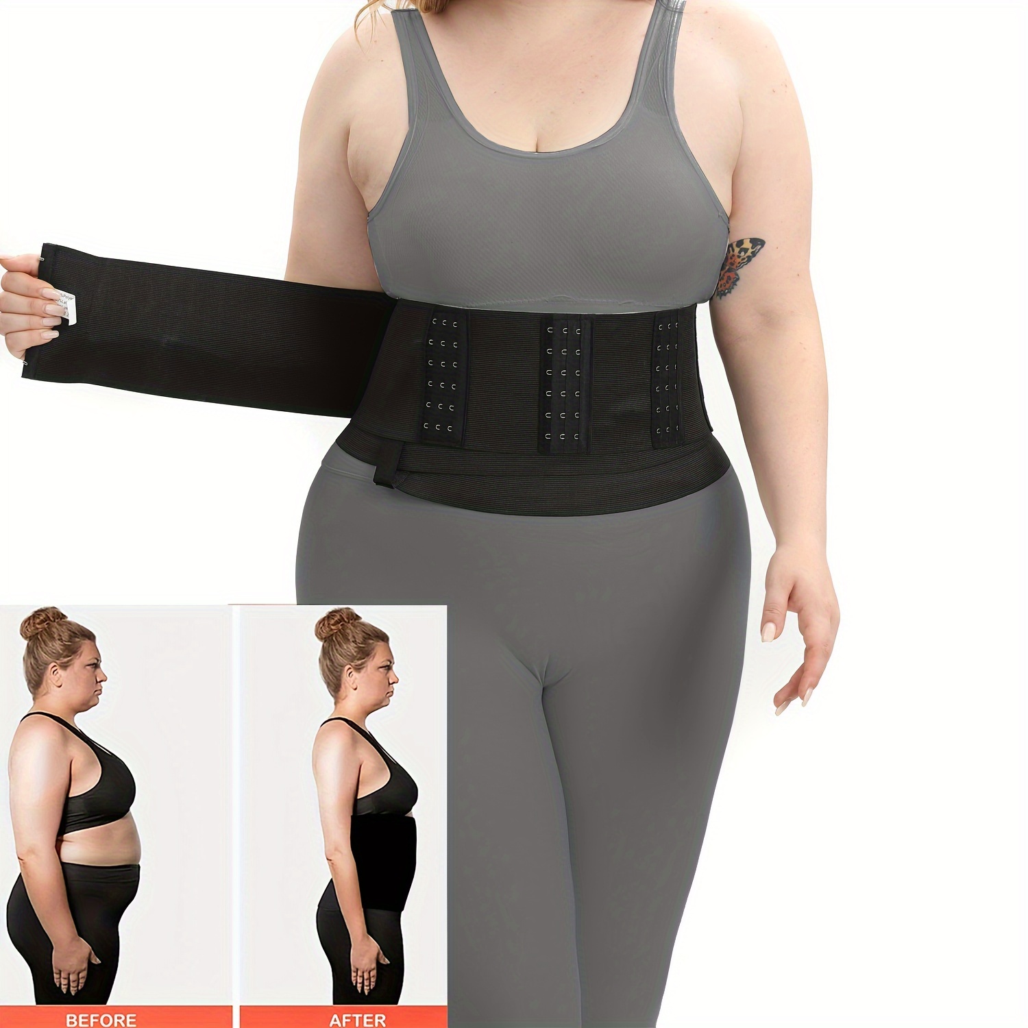 Faja para modelar la cintura, perder peso y reducir tallas para mujer; faja  para brindar soporte a la espalda durante el entrenamiento