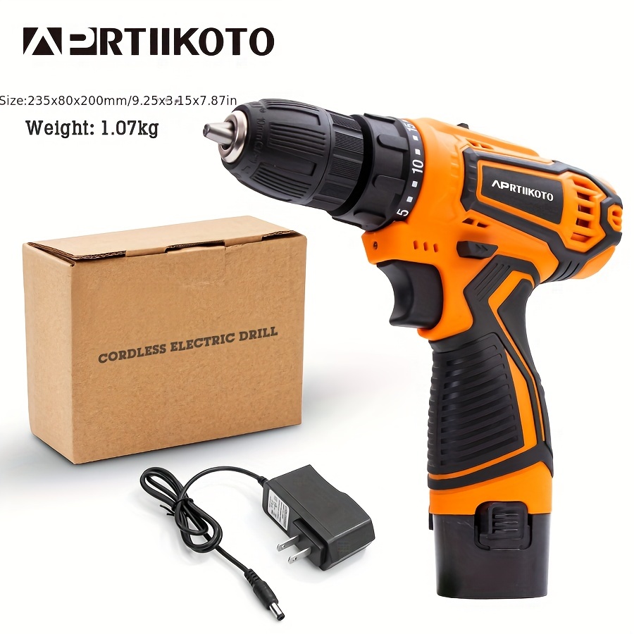 Electric Drill 12v 16.8v 21v Cordless Drill Various Speed Li - Temu