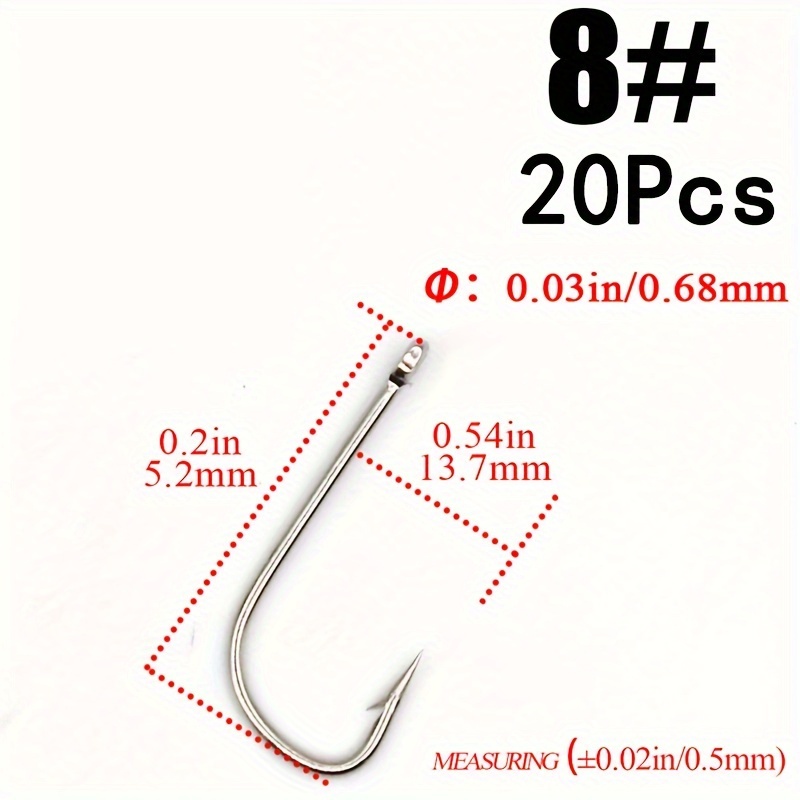 Long Shank Fishing Hooks Straight Shank Fishing Hooks Eye - Temu United  Kingdom