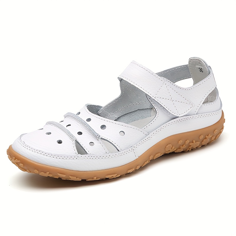 Women's Hollow Closed Toe Sandals Summer Non slip Cut Shoes - Temu