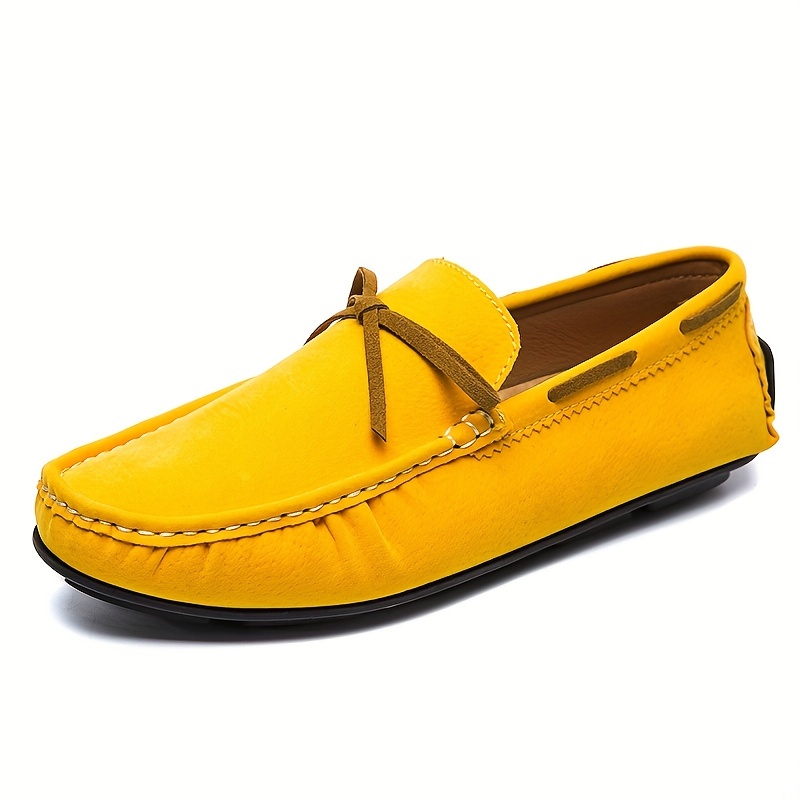 Las mejores ofertas en Zapatos Informales de caucho amarillo para hombres