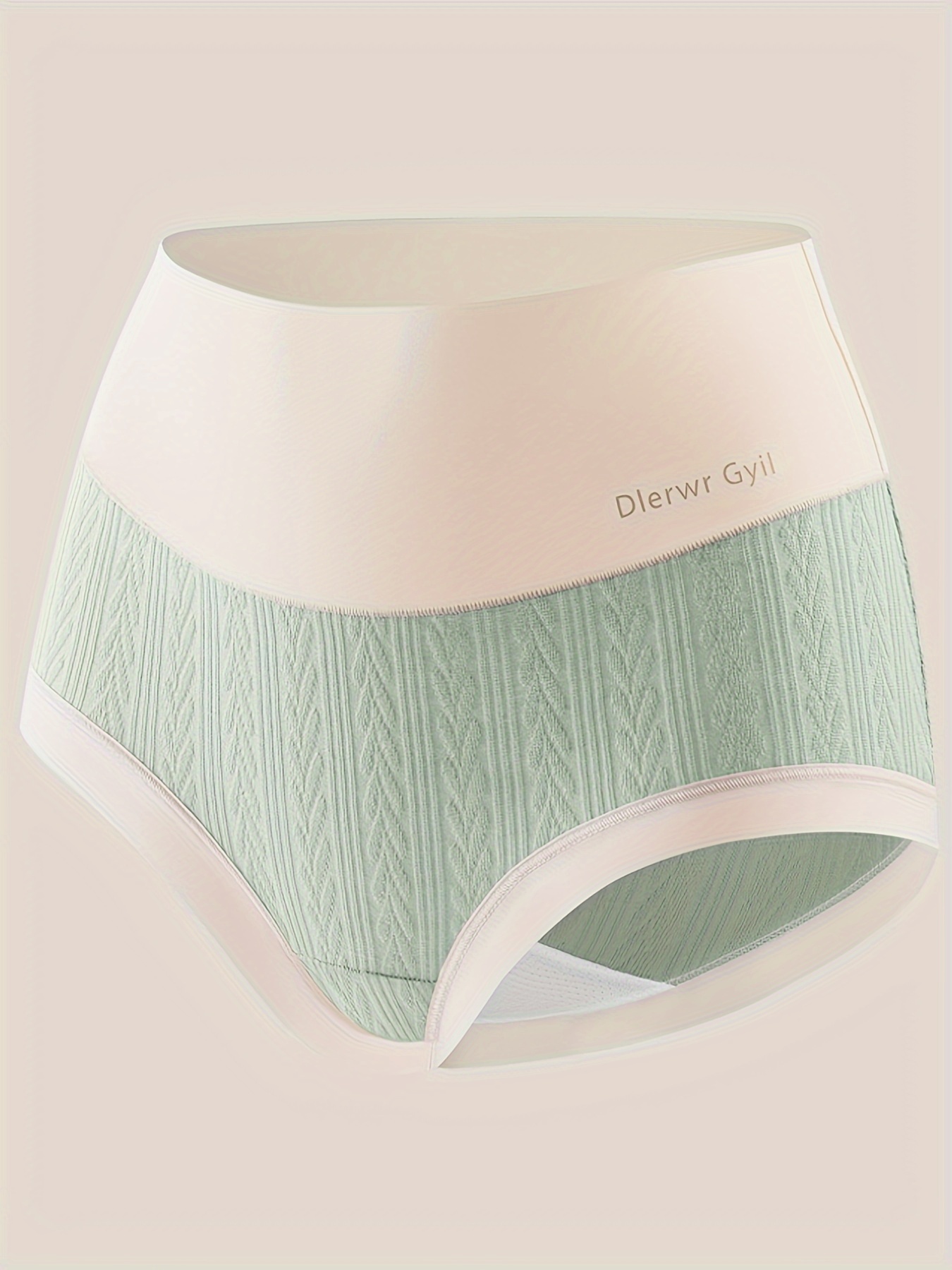 5pcs Colorblock Jacquard V Shape Briefs, Comfy Breathable Stretchy  Intimates Panties, Women's Lingerie & Underwear