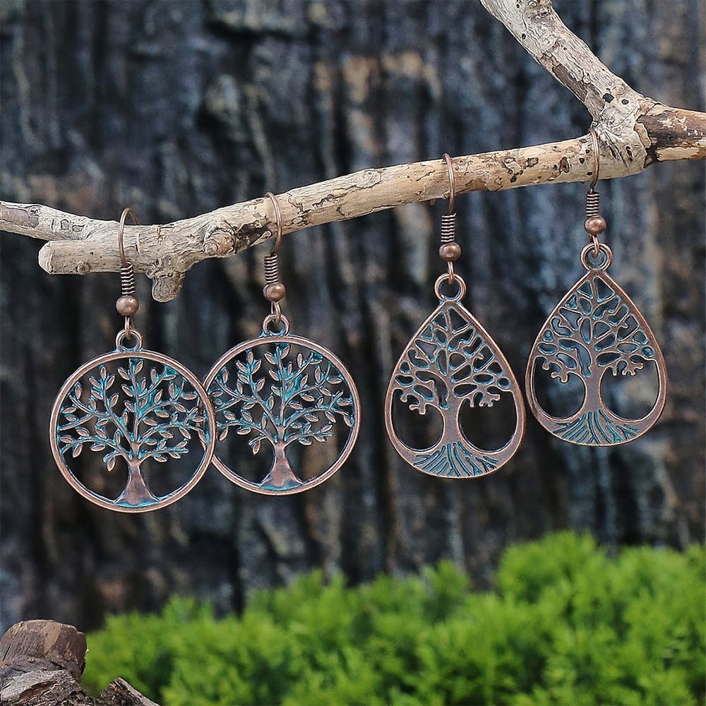 Tree of life necklace deals and earrings