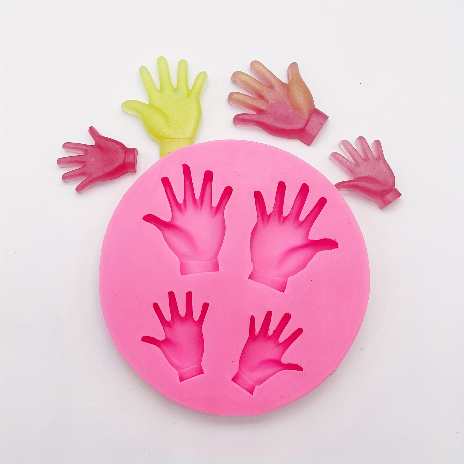 1pc Silicone Hand Shape Mold Silicone Mold For Fondant Clay