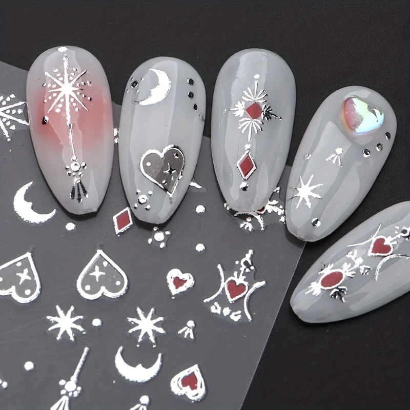 5D Self Adhesive Geometric Nail Art Stickers