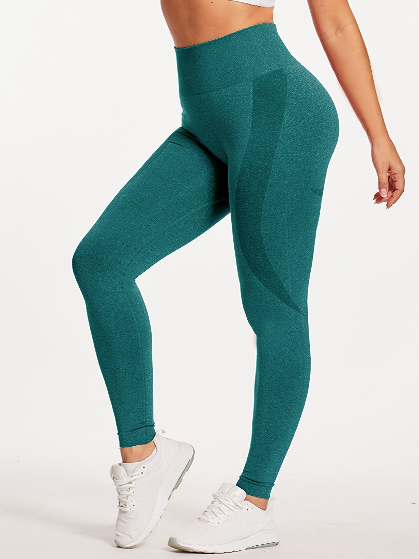Frequency High Waisted Leggings - Mint - Ryderwear