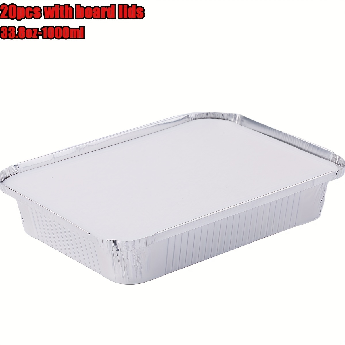 Handi-Foil 10 x 10 Square Aluminum Foil Poultry/Cake Pan w/Dome Lid (pack  of 10) 