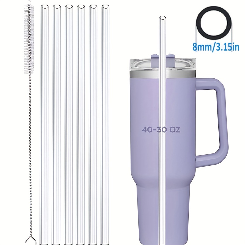 Reusable Clear Plastic Straws Hard Tumbler Drinking Straws - Temu