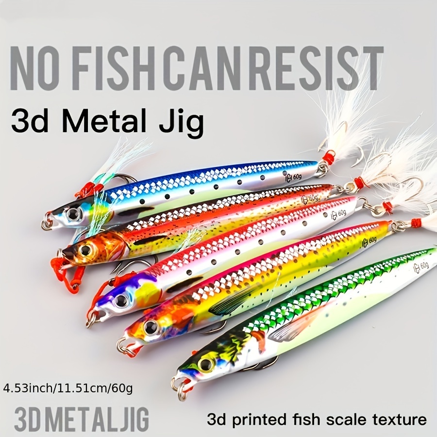 Fishing Metal Jig 3d Printing Lead Fish Boat Fishing - Temu New Zealand