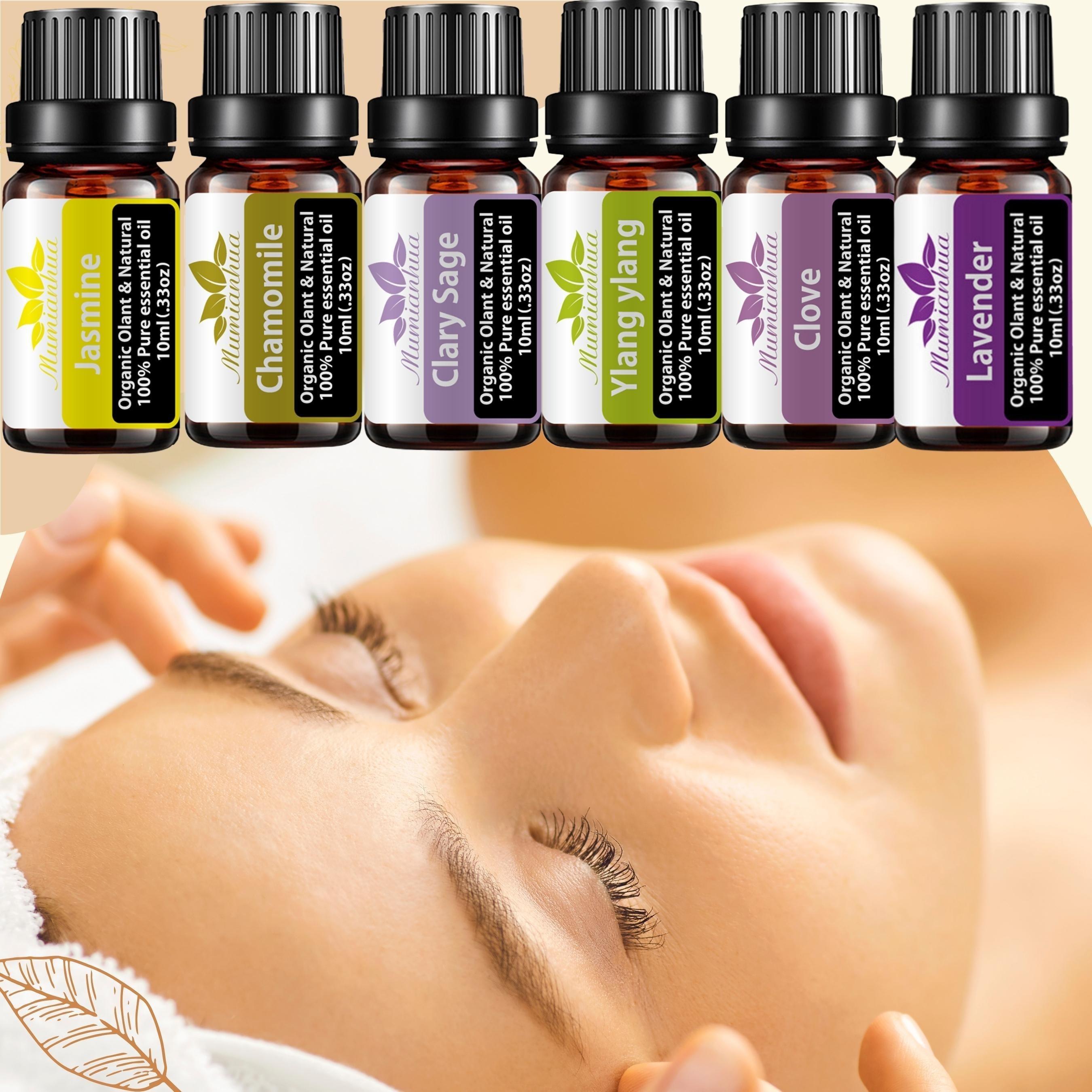 Floral Essential Oils Set - Fragrance Oil for Diffusers, Candle Making -  Lavender, Geranium, Rose, Jasmine, Gardenia, ylang-ylang Aromatherapy Oils