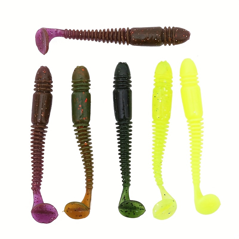 Bag Bionic Soft Lure Dual color Tadpole Needle Tail - Temu