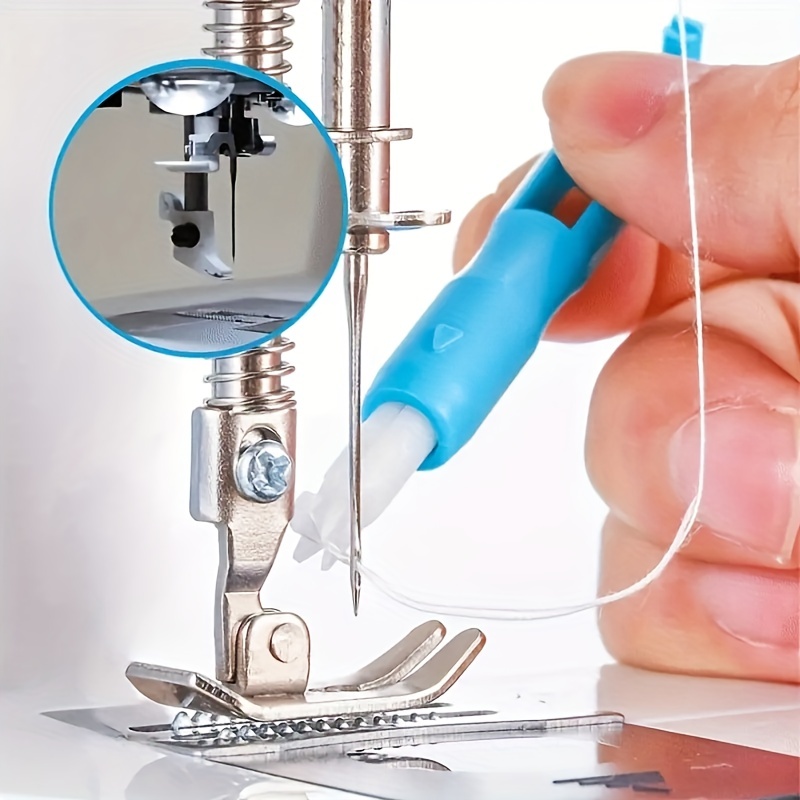 Enhebrador de agujas, 41 piezas de enhebrador simple para traje de agujas,  herramienta mejorada para máquina de coser y coser a mano, enhebrador de