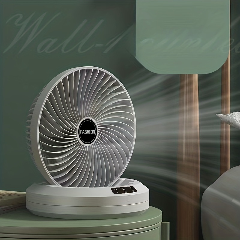 ＡＷＨＡＯ Ventilateur de Bureau et Mural 2 En 1, Mini Ventilateur électrique  Portable, Ventilateur de Bureau Personnel à Faible Bruit, Petit Ventilateur  Portabl, Blanc Rechargeable : : Cuisine et Maison
