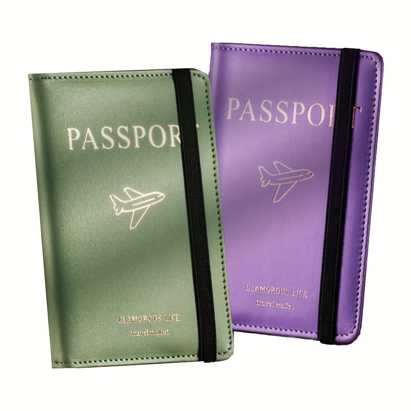 Passport Holder Bag Men Women Passport Holder Card Slots - Temu