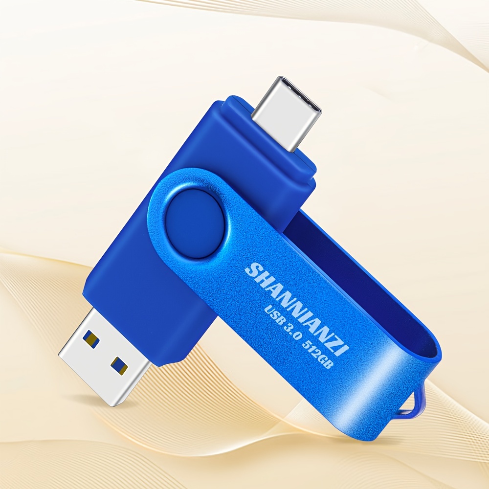 USB C フラッシュドライブ 256GB 2 in 1 OTG USB 3.0 サムドライブ
