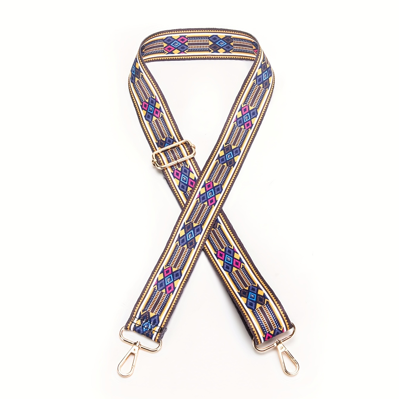 Geometric Pattern Ethnic Style Shoulder Strap Replacement Belt