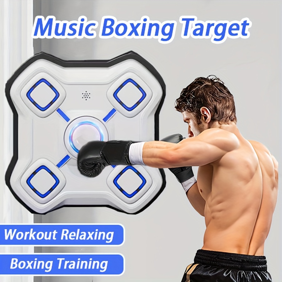 Wall-Mounted Smart Music Punching Pad: Get Fit At Home With Boxing Training  Machine Exercise Equipment