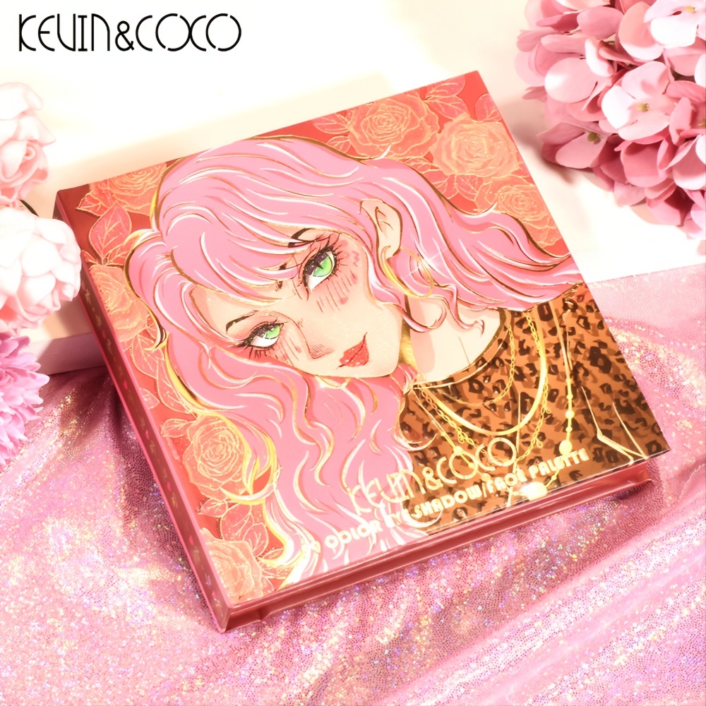 KEVIN&COCO 59 Matte Bright Eyeshadow Beads Blush Highlights Makeup Tray
