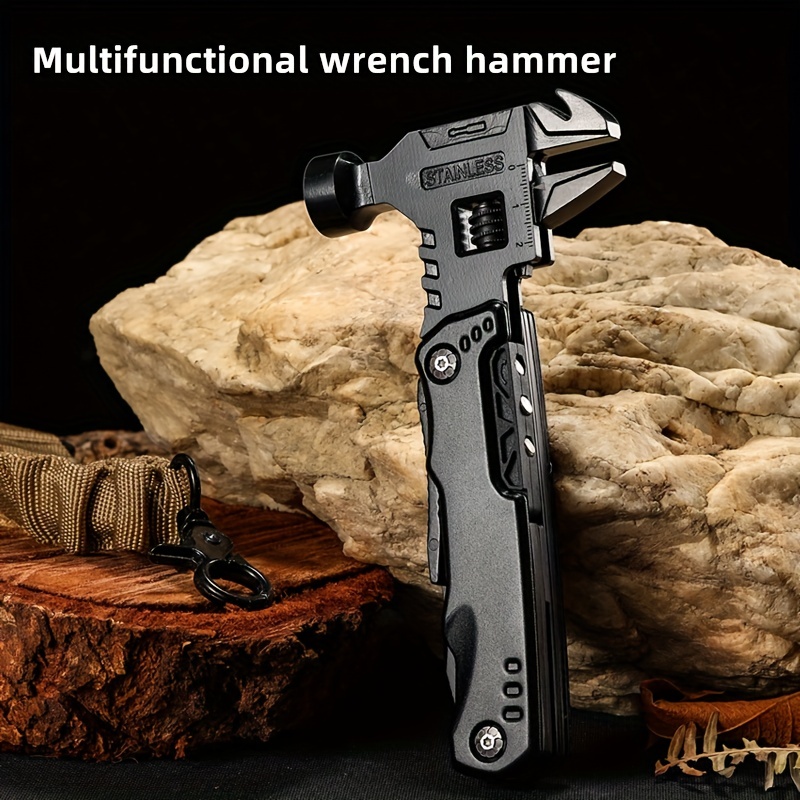 All in One Survival Tools Small Hammer Multitool Father's Day Unique Gifts  for Dad from Daughter Kids Birthday Gift Ideas for Dad Men Him from Son  Cool Gadgets for Men