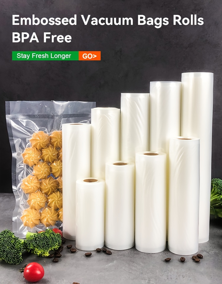 Vacuum Sealer Bags,for Food Saver, Seal A Meal. Bpa Free, Great For Vac  Storage, Meal Prep Or Sous Vide - Temu