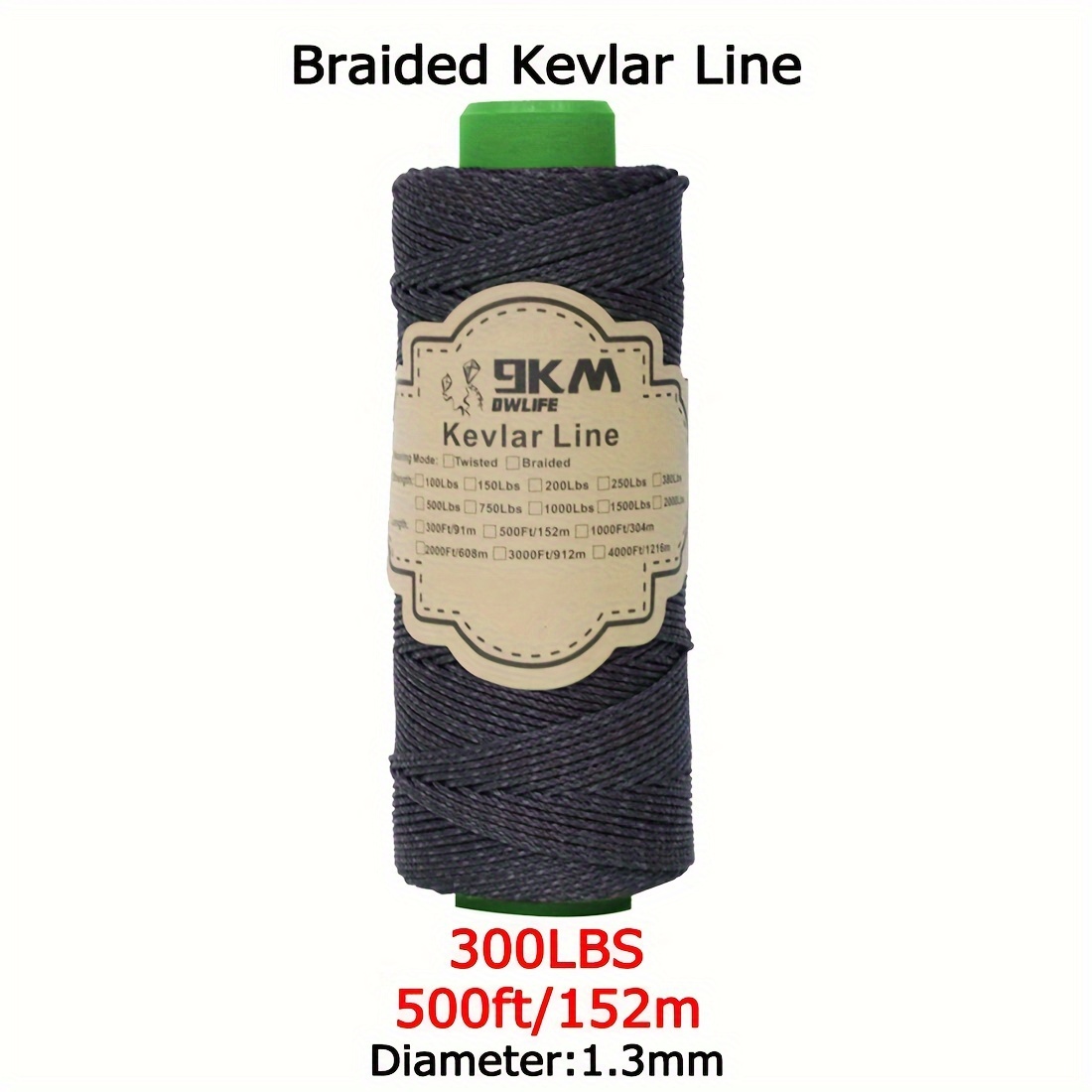 Braided Kevlar Line Fishing Assist Line Kite String Made with