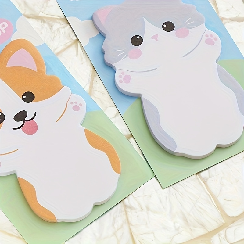 Cute Pet Special shaped Combination Sticky Notes Student - Temu