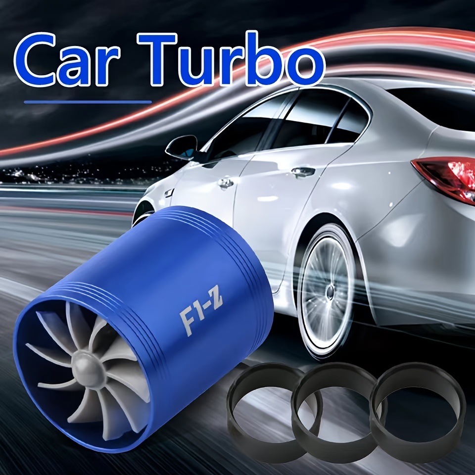 Car Air Intake Turbine, 64mm Single Fan Turbo Engine, Turbocharger Gas Oil  Saving Turbocharger