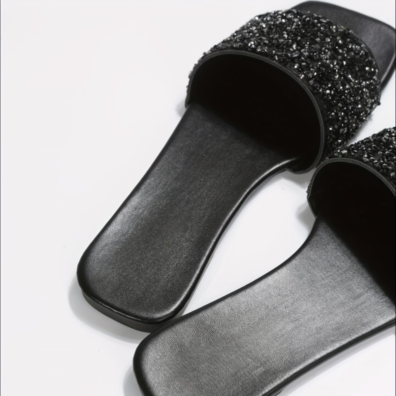 Sequin deals slide sandals