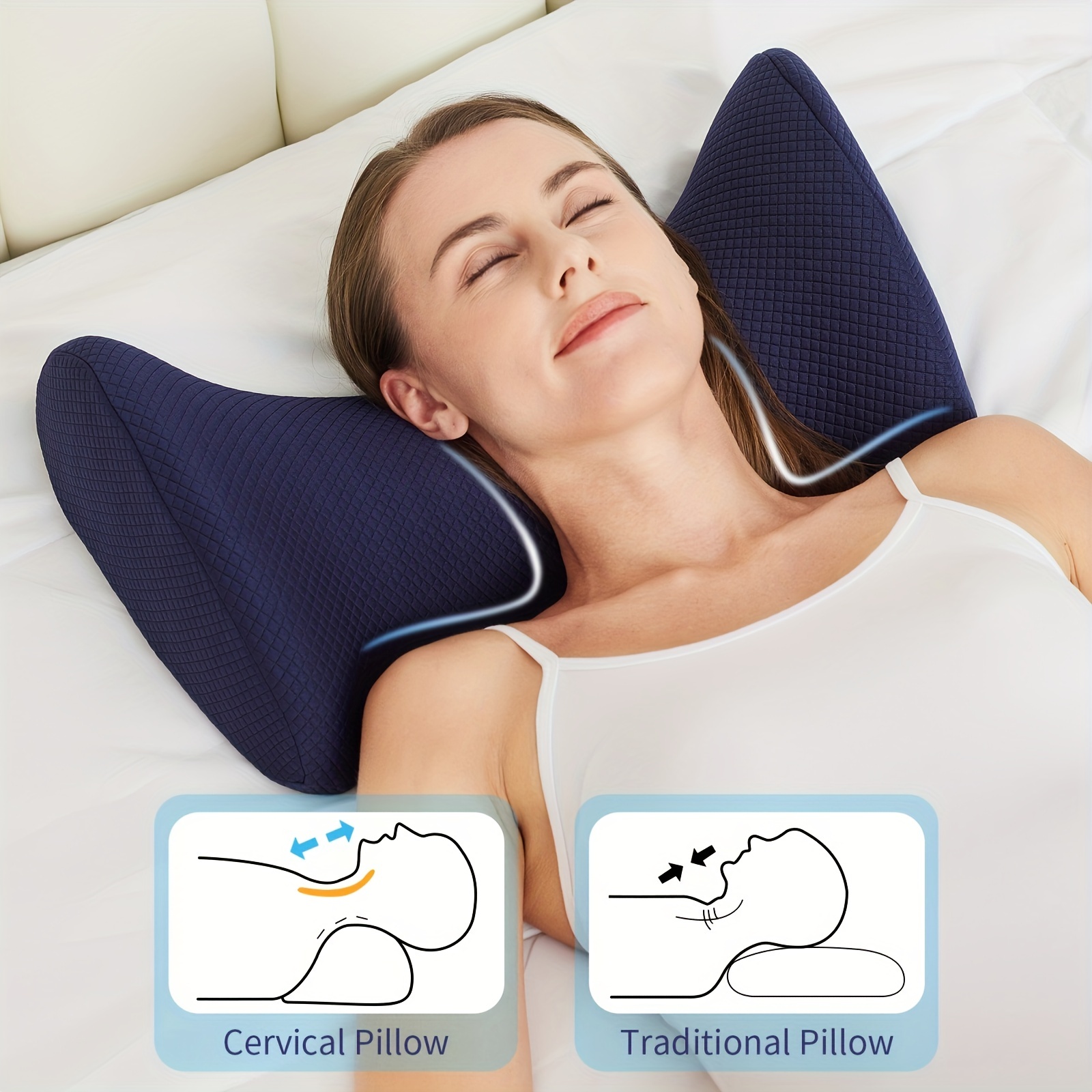 1PC Lumbar Support Pillow For Sleeping, Memory Foam Back Support Pillow For  Lower Back relax, Bed Waist Support Cushion Pregnant Woman Hip Knee Spine