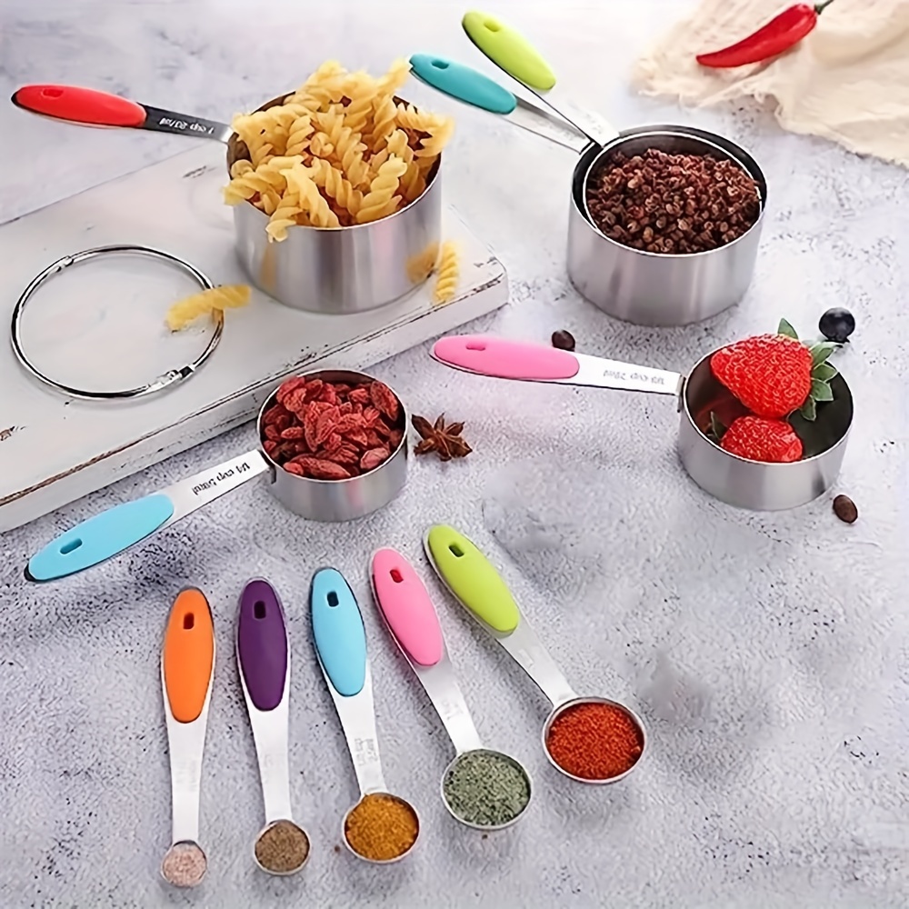 10Pcs/Set Measuring Spoons Measuring Cup Baking Tools DIY Baking Supplies  Kitchen Accessories Household
