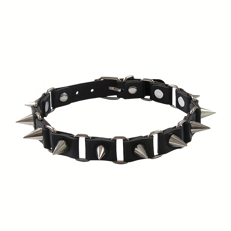 Punk Gothic Padlock Collar Unisex Men Women Heavy Duty Chain Links Choker  Necklace Brass Padlock Necklace