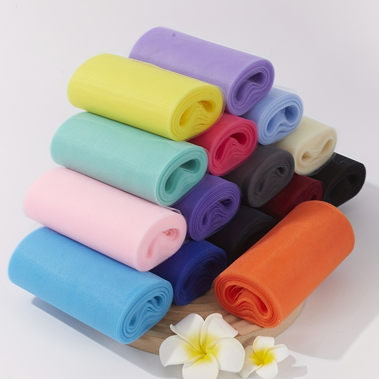 Tulle Roll *25yards Tulle Fabric Roll Tulle Ribbon For Diy - Temu