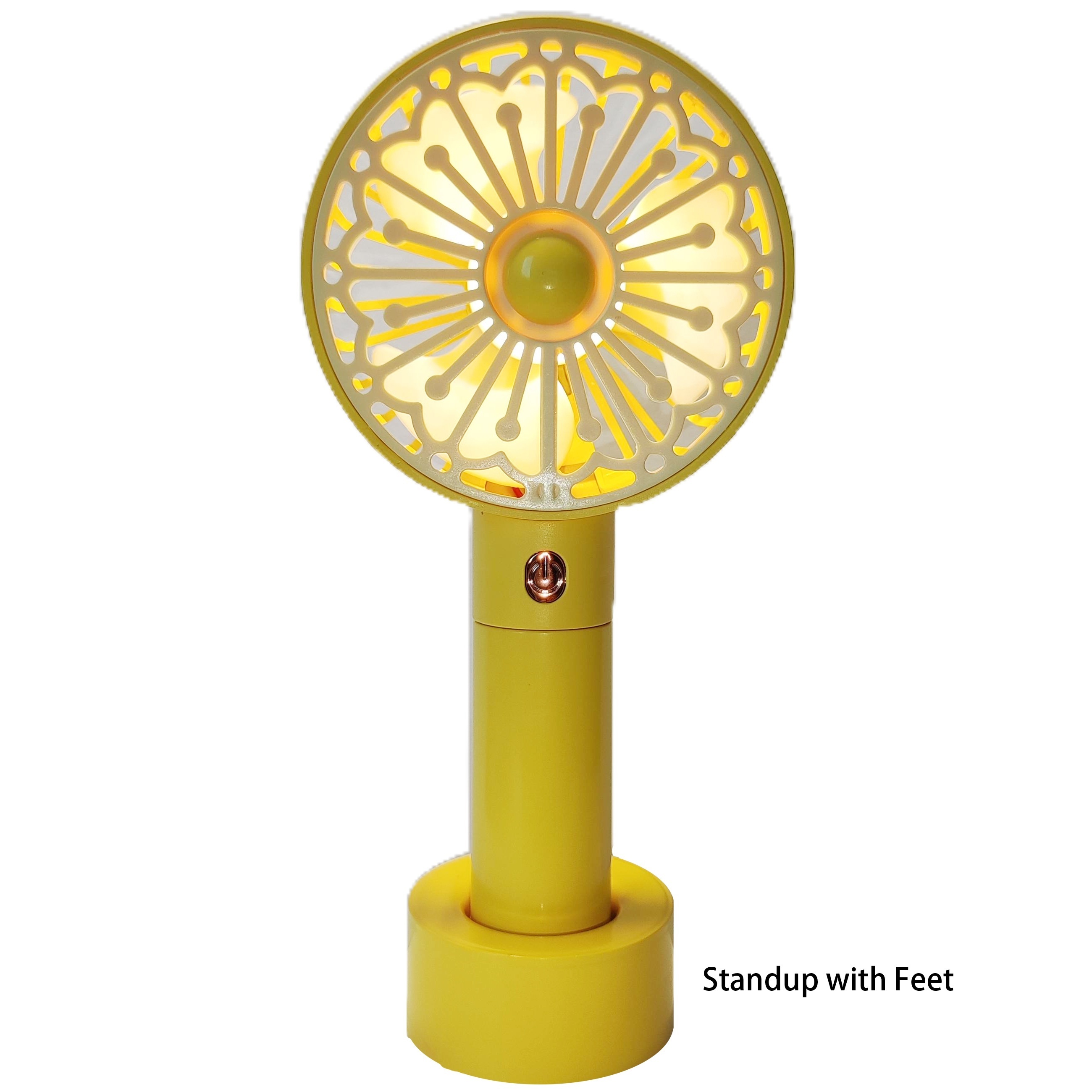 Portable USB Rechargeable Handheld Fan with Adjustable Speed