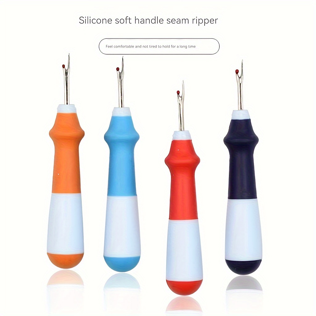 Seam Ripper and Thread Remover Kit,2 Big and 2 Small Sewing Stitch Thread Unpicker and 1 Sewing Trimming Scissor Nipper Tool for Thread Remove