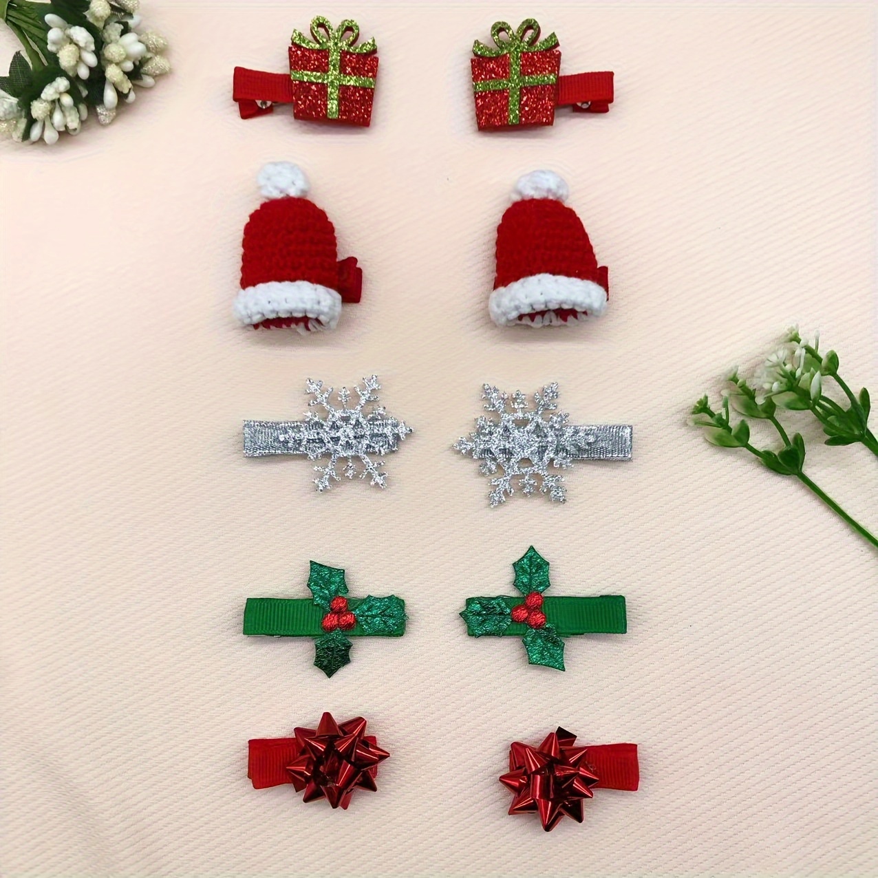 Cute Christmas Hair Clips Decorative Hair Accessories - Temu