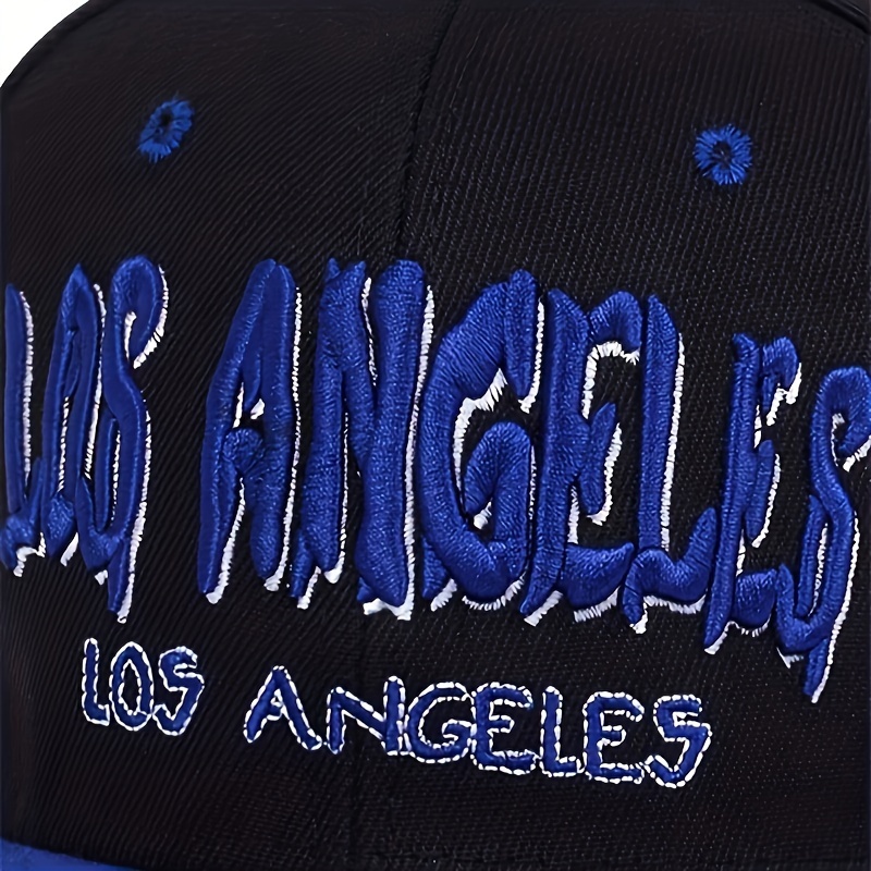 1pc Cappello Da Baseball Allaperto Regolabile Per Uomo Cappello Casual LOS ANGELES Ricamato Cappello Hip Hop dettagli 6