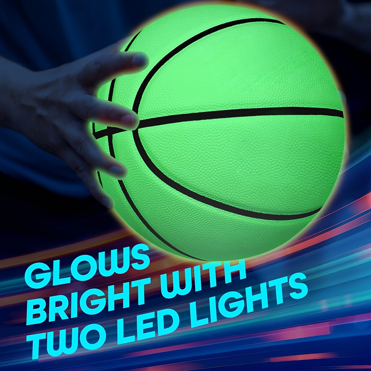 Size 7 Luminous Basketball PU Wear-resistant And Durable Gift