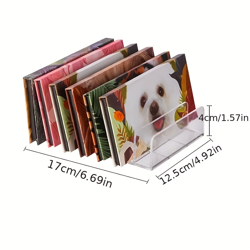 Image of A 7-compartment Transparent Desktop Makeup Organizer, Acrylic Eyeshadow Storage, A Gift For Girls And Women