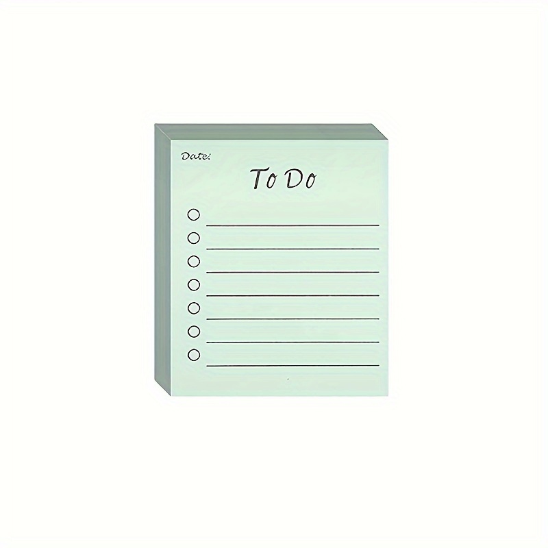 1pc Multicolor Sticky Notes Work Memo Pad Planner Time Management
