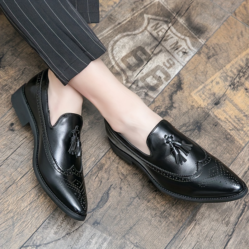 Men's Fashion Formal Pu Leather Shoes, Business & Versatile