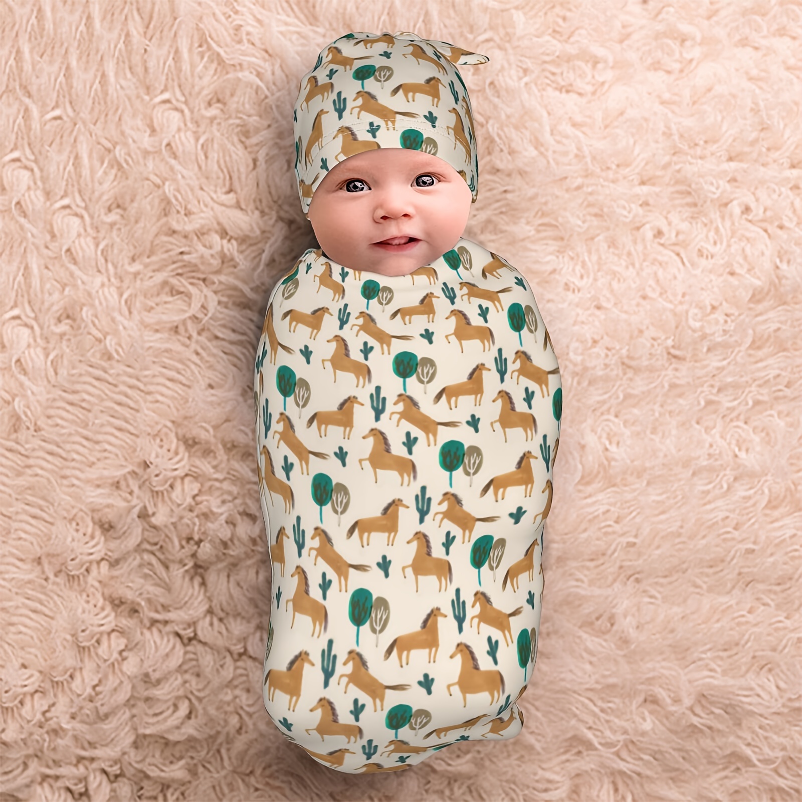 Soft stretchy swaddle discount blankets