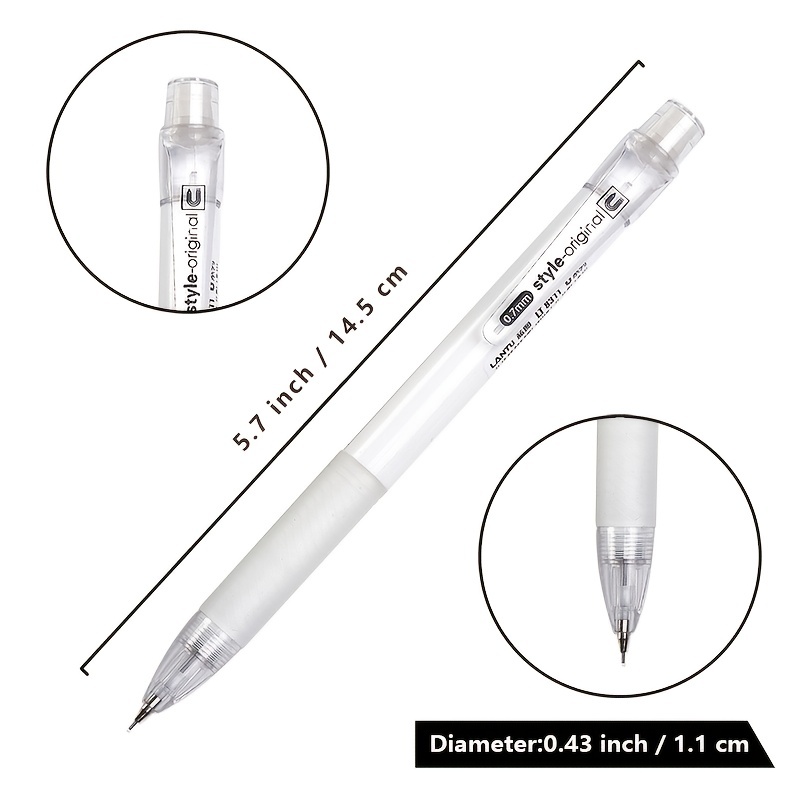 0 5 Pen Mechanical Pencils, White Mechanical Pencils