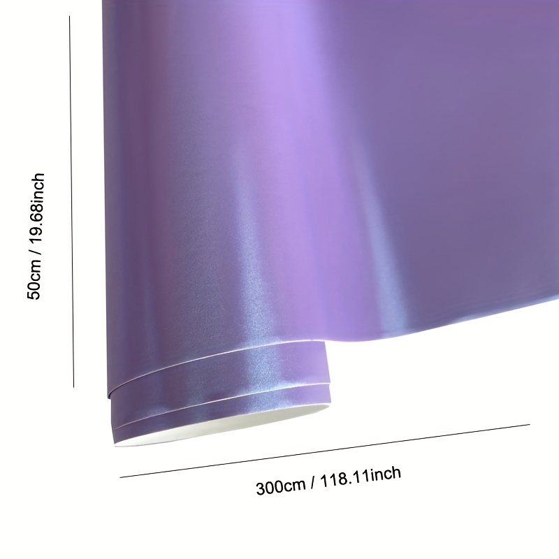Glacier Lavender Blue Matte Satin Vinyl Wrap Film Transform - Temu