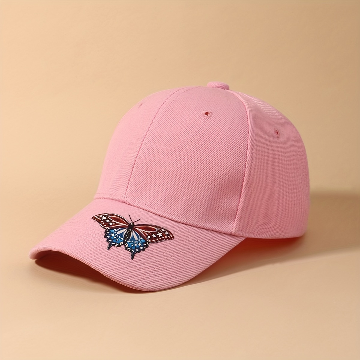 Flag Butterfly Baseball Cap Printed Dad Hat Independence Sun Hats
