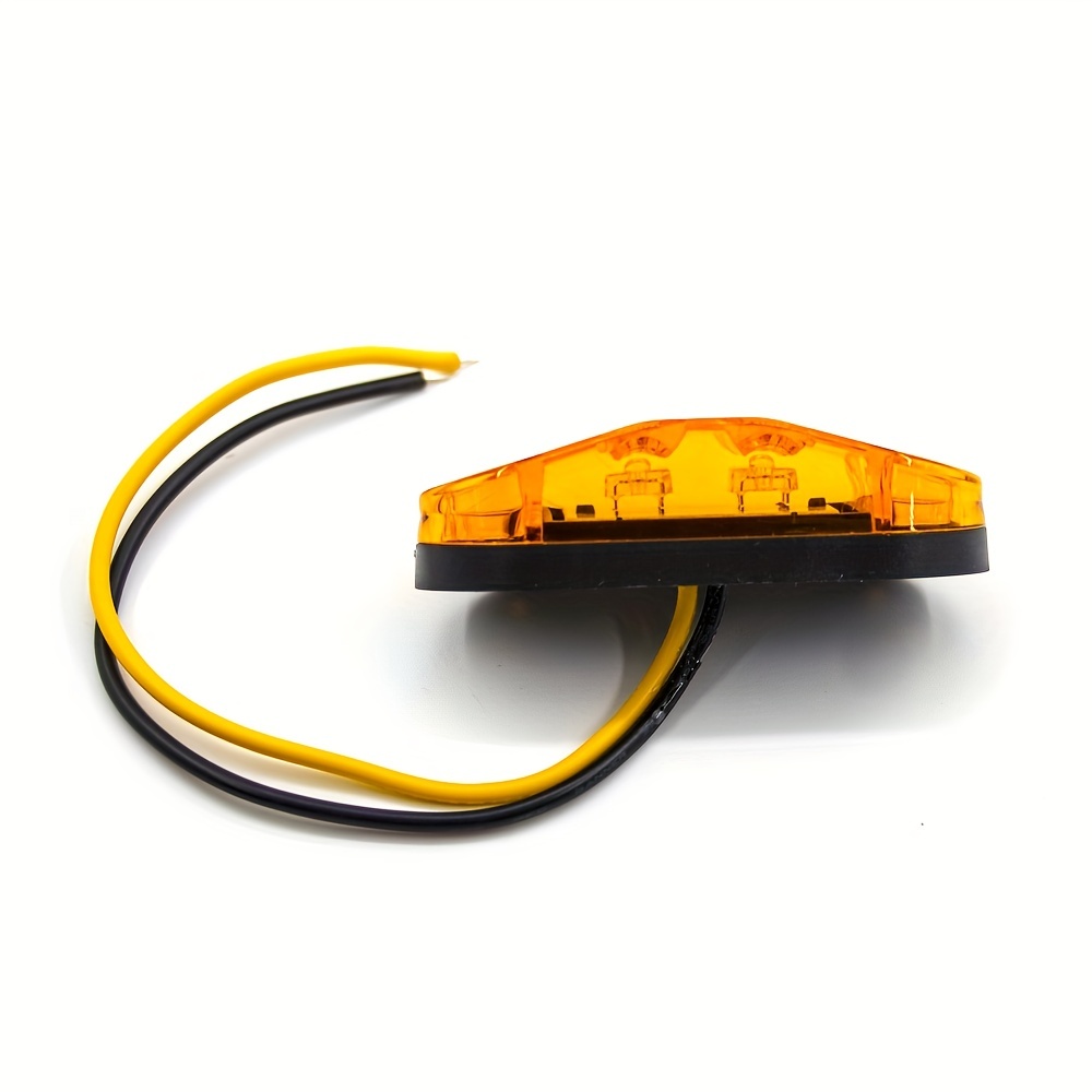 2x 12v 24v Led Side Marker Lights Warning Light Auto Car Temu