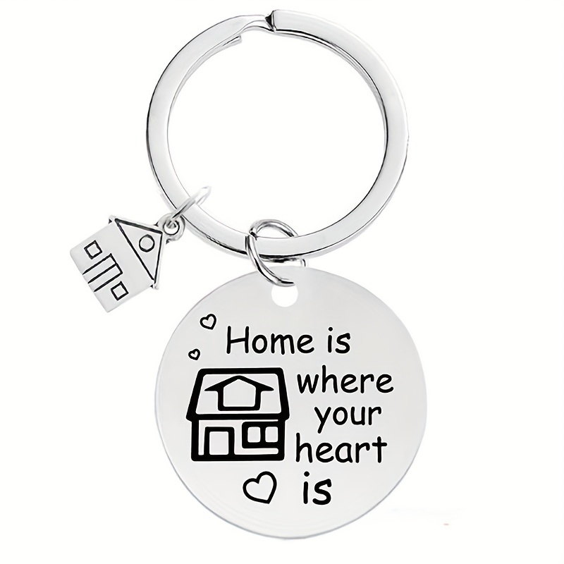 Home is where sale the heart is keyring