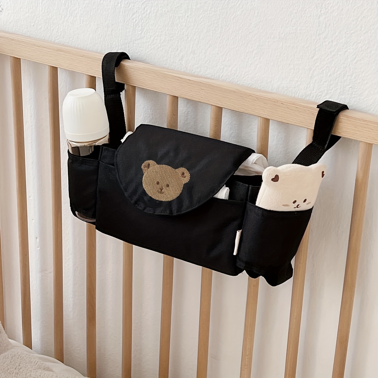 Multifunctional Toy Storage Bag Crib Storage Hanging Bag Bedding Set Baby  Accessories Diaper Organizer Stroller Accessories - AliExpress